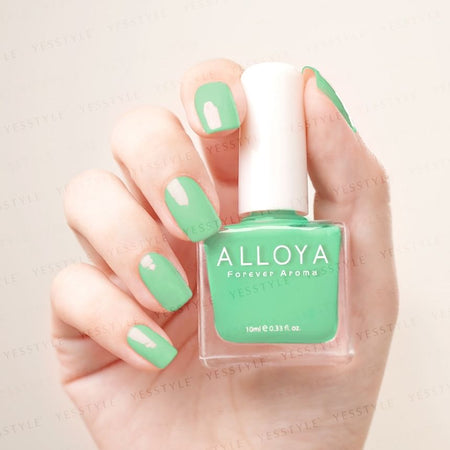 ALLOYA - Water-Based Natural Nail Polish Environmental Friendly 038 Fountain Of Youth, 10ml, 60 g, 6934849100383