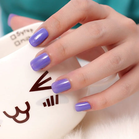 ALLOYA - Water-Based Natural Nail Polish Environmental Friendly 039 Violet Tulip, 10ml, 60 g, 6934849100390