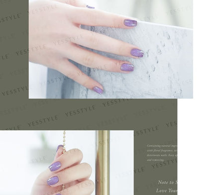 ALLOYA - Water-Based Natural Nail Polish Environmental Friendly 051 Mysterious Garden, 10ml, 60 g, 6934849100512