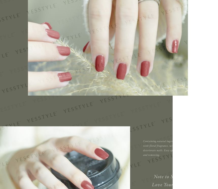ALLOYA - Water-Based Natural Nail Polish Environmental Friendly 064 African Safari, 10ml, 60 g, 6934849100642