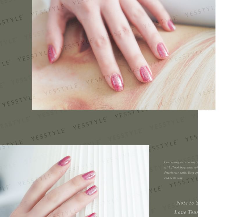 ALLOYA - Water-Based Natural Nail Polish Environmental Friendly 073 Let’s Tango, 10ml, 60 g, 6934849100734