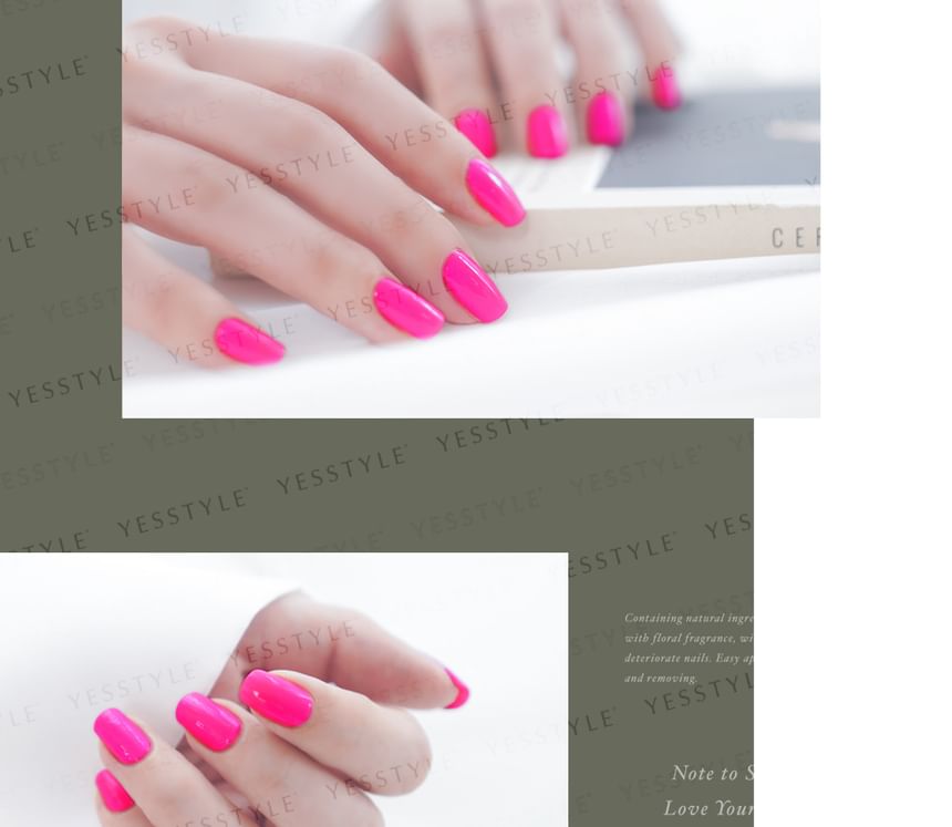 ALLOYA - Water-Based Natural Nail Polish Environmental Friendly 076 Sakura Blossom, 10ml, 60 g, 6934849100765