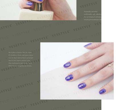ALLOYA - Water-Based Natural Nail Polish Environmental Friendly 077 Ameli’s Fantasy, 10ml, 60 g, 6934849100772