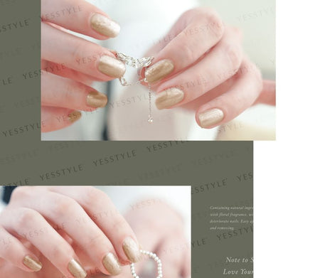 ALLOYA - Water-Based Natural Nail Polish Environmental Friendly 085 Irresistible Silence, 10ml, 60 g, 6934849100857