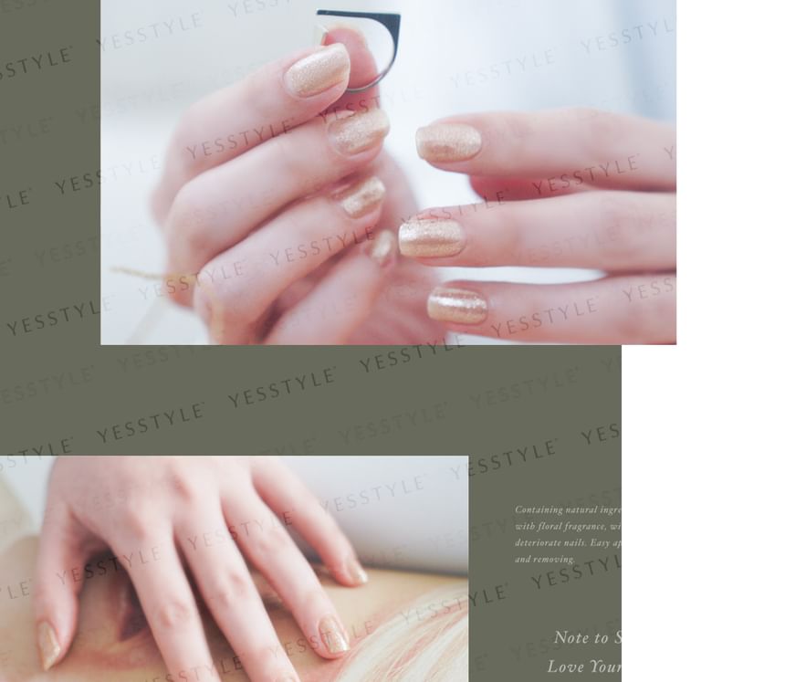 ALLOYA - Water-Based Natural Nail Polish Environmental Friendly 086 Milky Way, 10ml, 60 g, 6934849100864
