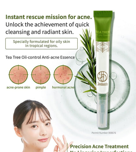 JOURDENESS - Jenduoste Tea Tree Anti-Acne Essence, 8ml, 21 g, 4712589346061