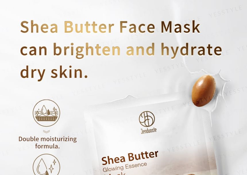 JOURDENESS - Jenduoste Shea Butter Glowing Essence Mask, 5 pcs, 160 g, 4712589349178