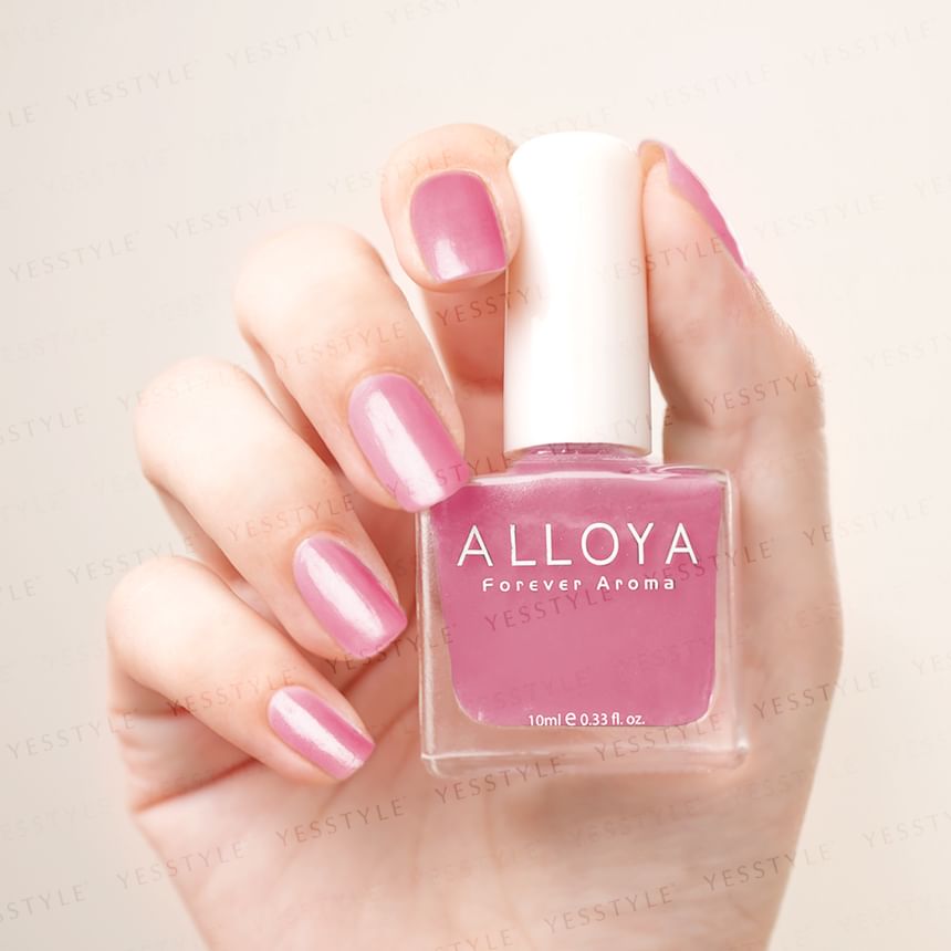 ALLOYA - Water-Based Natural Nail Polish Environmental Friendly 007 In An Enchanted Masquerade, 10ml, 60 g, 6934849100079