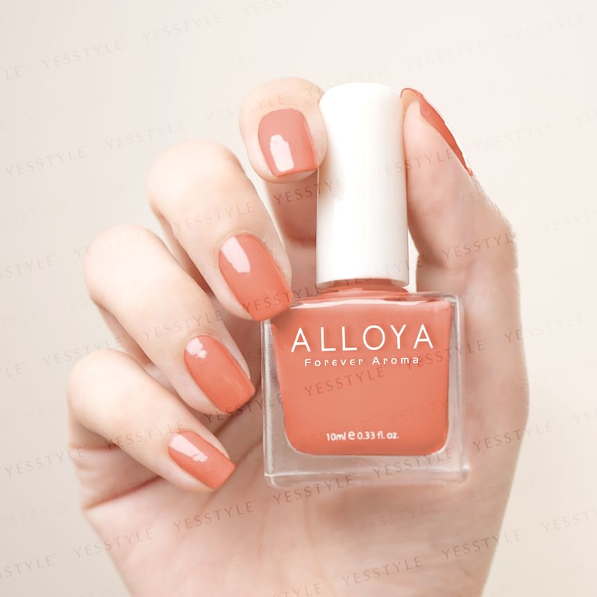 ALLOYA - Water-Based Natural Nail Polish Environmental Friendly 012 Jukebox In The Corner, 10ml, 60 g, 6934849100123