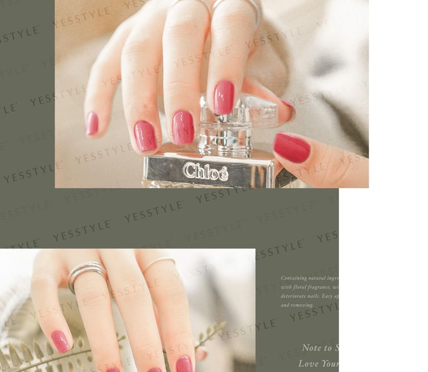 ALLOYA - Water-Based Natural Nail Polish Environmental Friendly 020 High Heels For June, 10ml, 60 g, 6934849100208