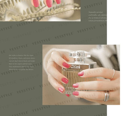 ALLOYA - Water-Based Natural Nail Polish Environmental Friendly 020 High Heels For June, 10ml, 60 g, 6934849100208