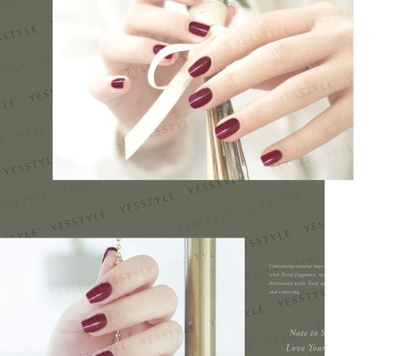 ALLOYA - Water-Based Natural Nail Polish Environmental Friendly 022 Bread & Jam, 10ml, 60 g, 6934849100222