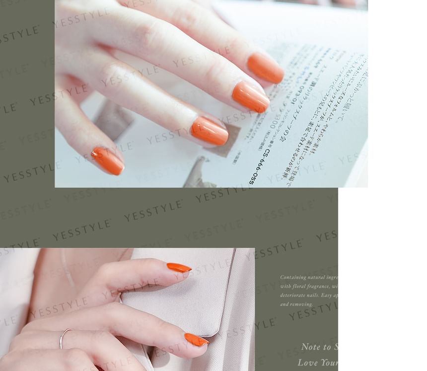 ALLOYA - Water-Based Natural Nail Polish Environmental Friendly 027 Autumn Leaves, 10ml, 60 g, 6934849100277