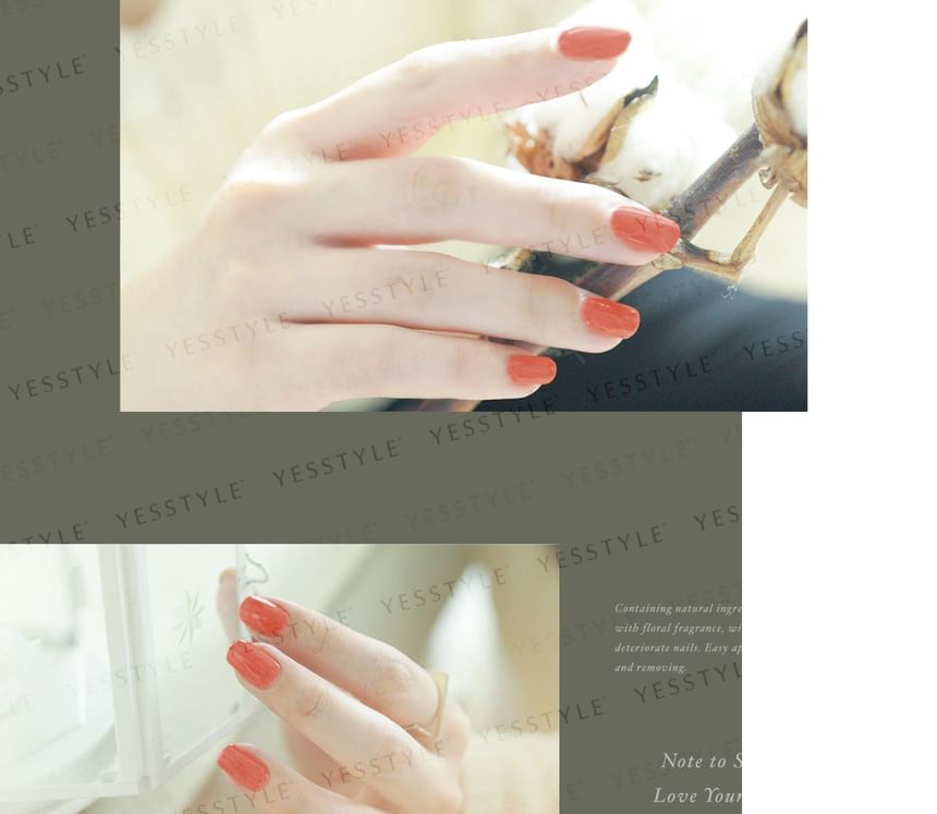 ALLOYA - Water-Based Natural Nail Polish Environmental Friendly 029 Encounter, 10ml, 60 g, 6934849100291