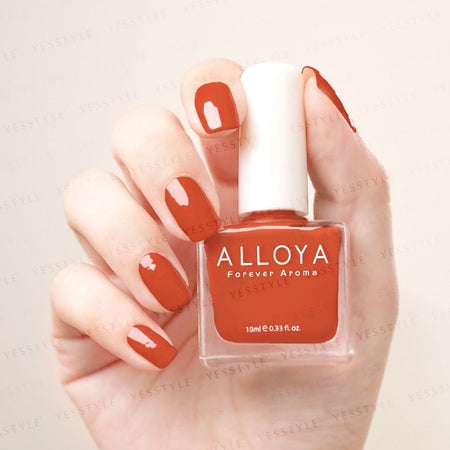 ALLOYA - Water-Based Natural Nail Polish Environmental Friendly 035 Light Tower In Sunset, 10ml, 60 g, 6934849100352