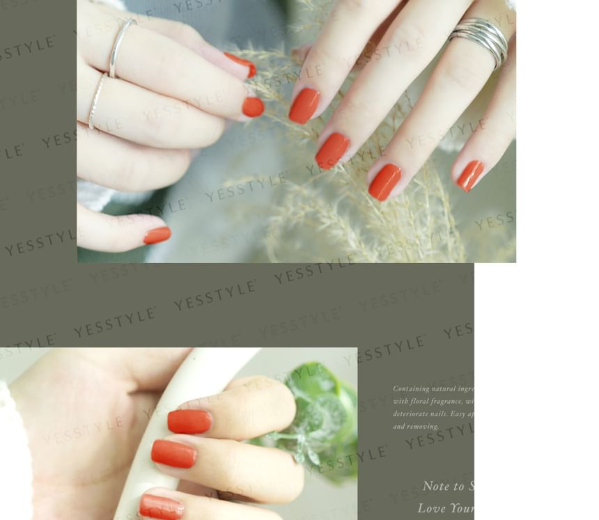 ALLOYA - Water-Based Natural Nail Polish Environmental Friendly 035 Light Tower In Sunset, 10ml, 60 g, 6934849100352