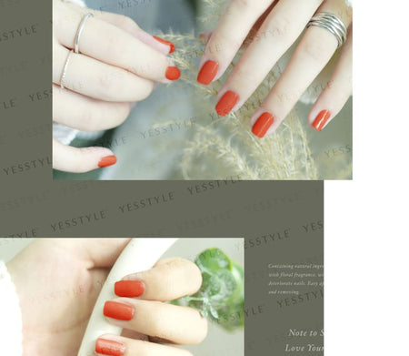 ALLOYA - Water-Based Natural Nail Polish Environmental Friendly 035 Light Tower In Sunset, 10ml, 60 g, 6934849100352