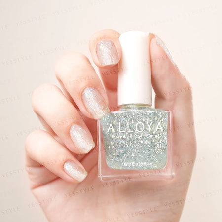 ALLOYA - Water-Based Natural Nail Polish Environmental Friendly 083 Meteor Shower, 10ml, 60 g, 6934849100833