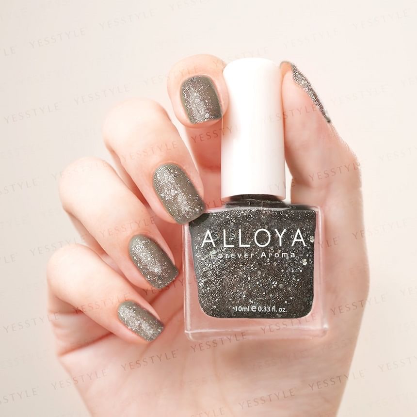ALLOYA - Water-Based Natural Nail Polish Environmental Friendly 097 Starry Night Sky, 10ml, 60 g, 6934849100970