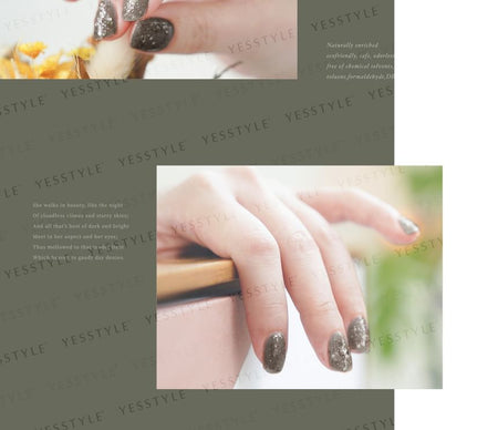 ALLOYA - Water-Based Natural Nail Polish Environmental Friendly 097 Starry Night Sky, 10ml, 60 g, 6934849100970