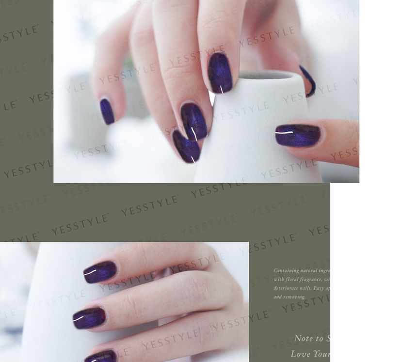 ALLOYA - Water-Based Natural Nail Polish Environmental Friendly 120 Indescribable Dreamland, 10ml, 60 g, 6934849101205
