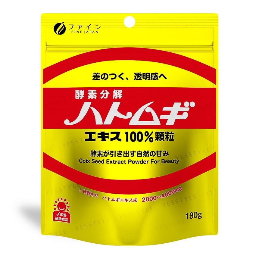 FINE JAPAN - Coix Seed Extract Powder, 180g, 191 g, 4976652014596