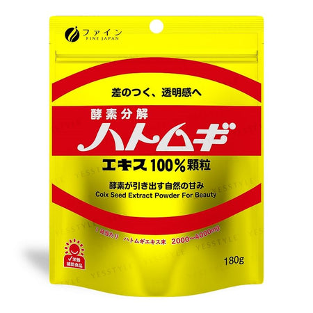 FINE JAPAN - Coix Seed Extract Powder, 180g, 191 g, 4976652014596