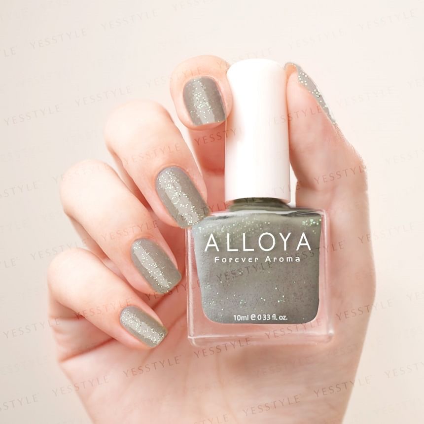 ALLOYA - Water-Based Natural Nail Polish Environmental Friendly 178 Firefly Bridge Riverside, 10ml, 60 g, 6934849101786