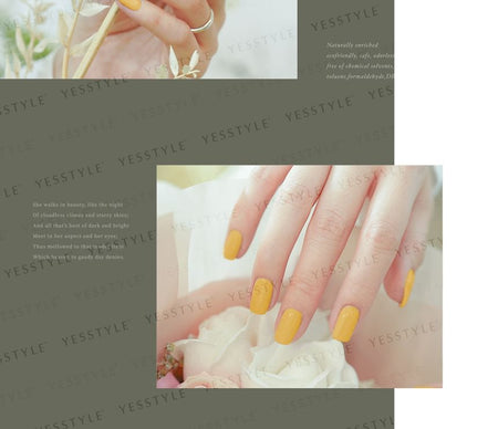 ALLOYA - Water-Based Natural Nail Polish Environmental Friendly 188 Scrooge Jack, 10ml, 60 g, 6934849101885