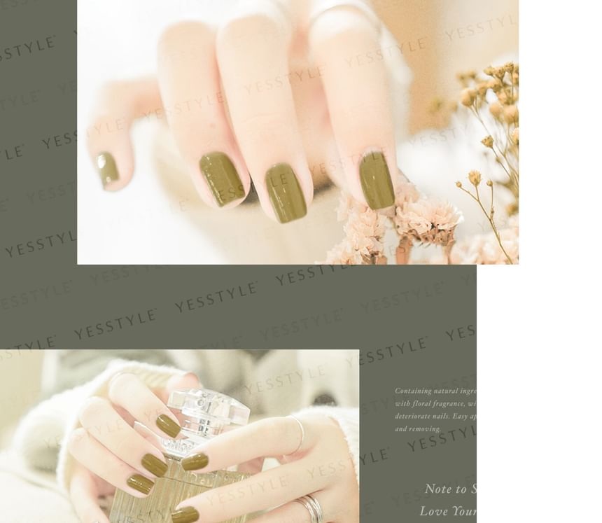 ALLOYA - Water-Based Natural Nail Polish Environmental Friendly 189 Heroic Peter Pan, 10ml, 60 g, 6934849101892