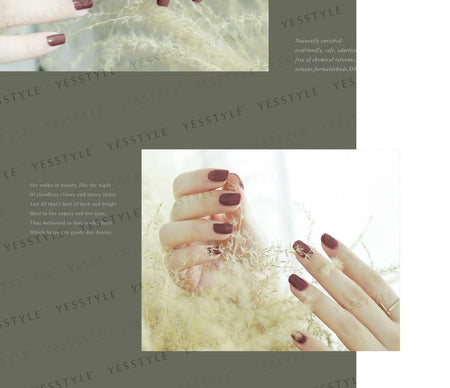 ALLOYA - Water-Based Natural Nail Polish Environmental Friendly 194 Tipsy Time, 10ml, 60 g, 6934849101946