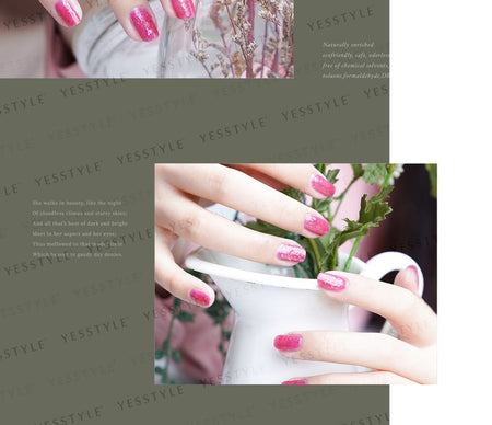 ALLOYA - Water-Based Natural Nail Polish Environmental Friendly 209 Cactus Tea, 10ml, 60 g, 6934849102097