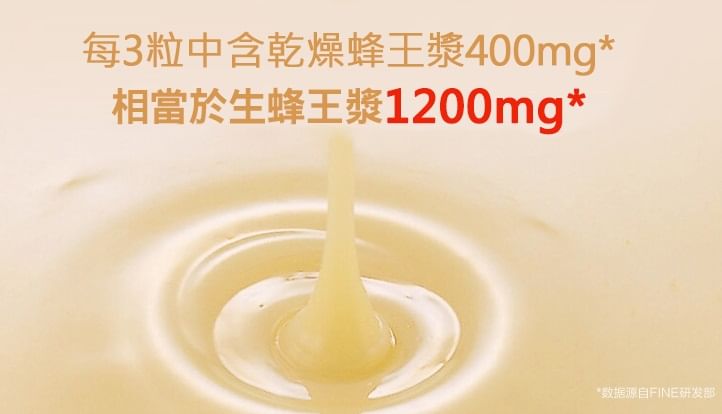 FINE JAPAN - Royal Jelly 1200mg Capsules, 180 Capsules, 356 g, 4976652005709