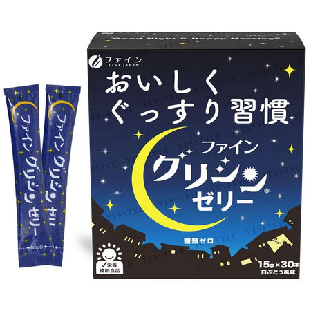 FINE JAPAN - Glycine Jelly, 15g x 30, 522 g, 4976652015043