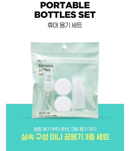 fillimilli - Portable Bottles Set, 5 pcs, 50 g, 8809374642128