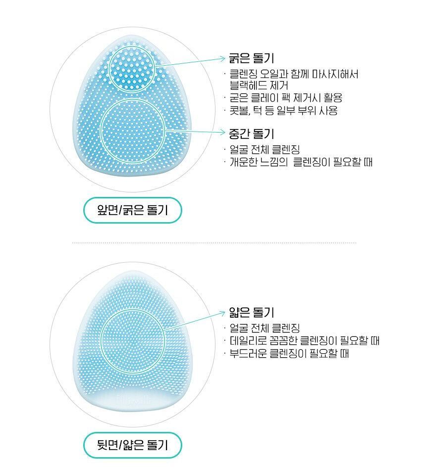 fillimilli - Multi Silicone Cleansing Pad, 1 pc, 47 g, 8801489118017