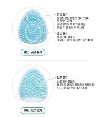 fillimilli - Multi Silicone Cleansing Pad, 1 pc, 47 g, 8801489118017
