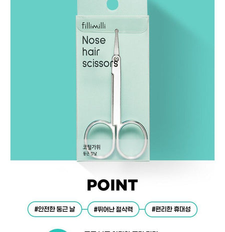 fillimilli - Nose Hair Scissors, 1 pc, 24 g, 8809374645655