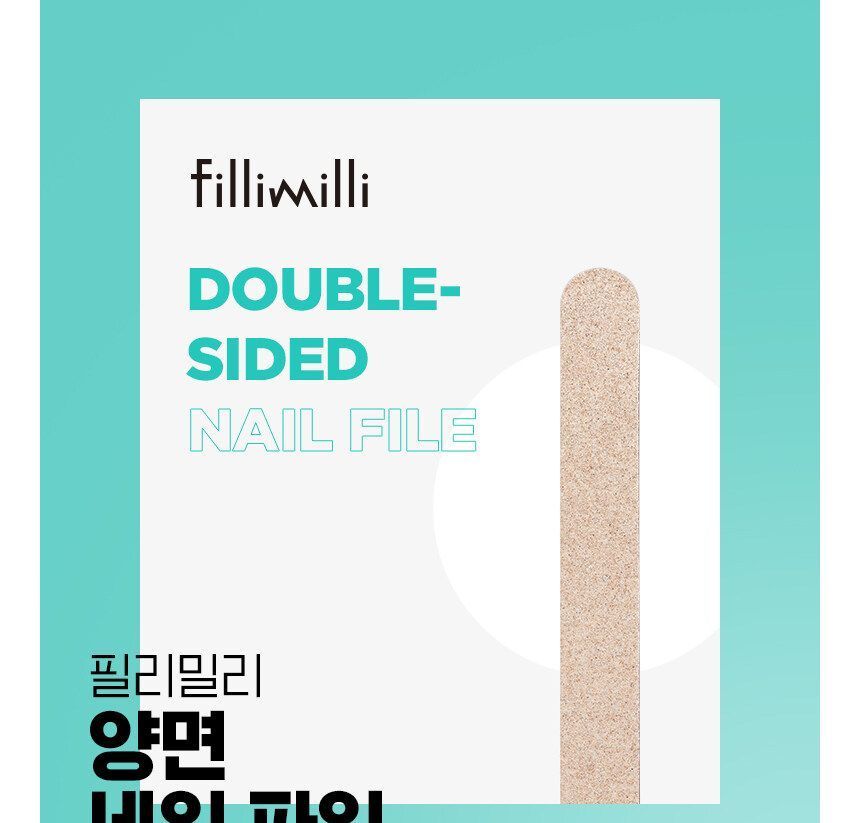 fillimilli - Double Sided Nail File, 1 pc, 9 g, 8809374642005