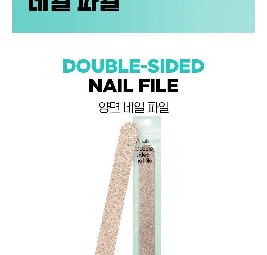 fillimilli - Double Sided Nail File, 1 pc, 9 g, 8809374642005