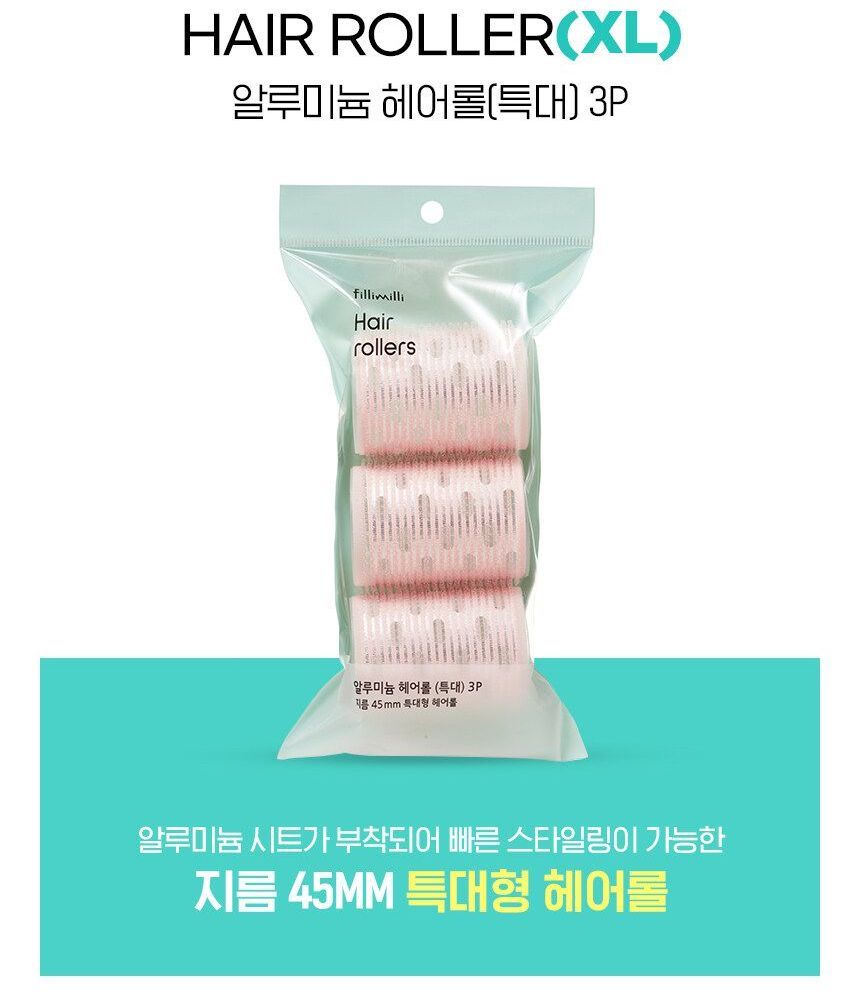 fillimilli - Hair Rollers Extra Large, 3 pcs, 32 g, 8801489117843