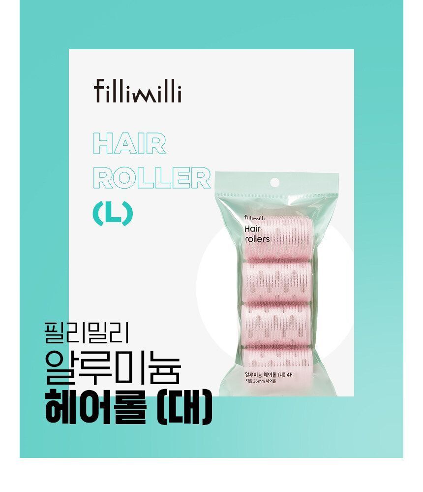 fillimilli - Hair Rollers Large, 4 pcs, 94 g, 8801489117836