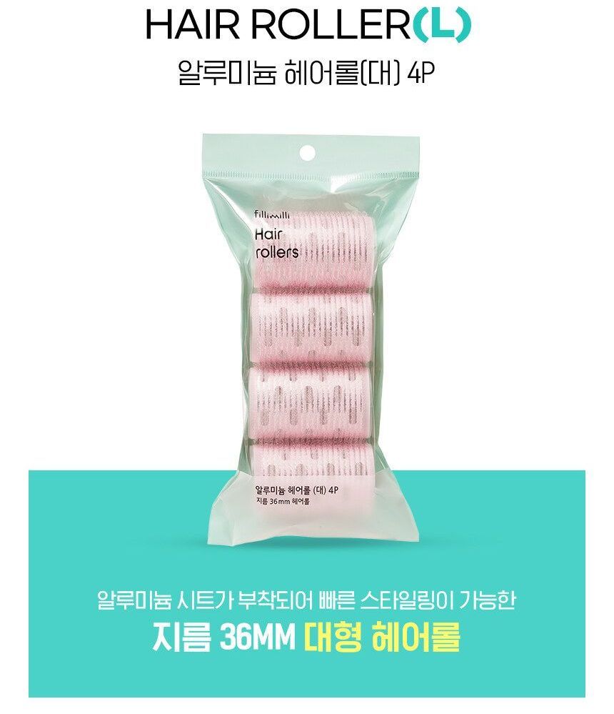 fillimilli - Hair Rollers Large, 4 pcs, 94 g, 8801489117836