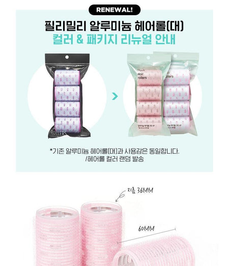 fillimilli - Hair Rollers Large, 4 pcs, 94 g, 8801489117836