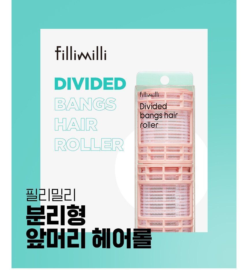 fillimilli - Divided Bangs Hair Roller, 1 pc, 37 g, 8809458143336