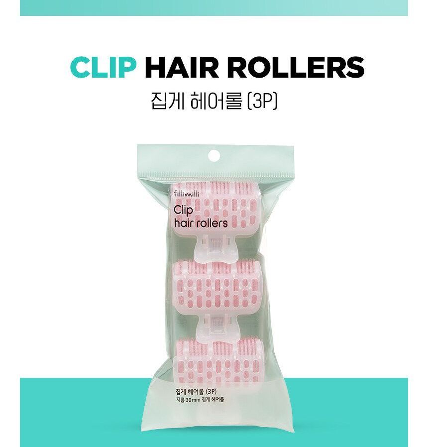 fillimilli - Clip Hair Rollers, 3 pcs, 50 g, 8809374645709