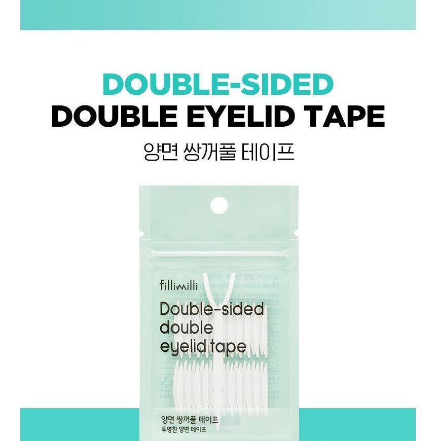 fillimilli - Double-Sided Double Eyelid Tape, 44 pcs, 5 g, 8809203660880