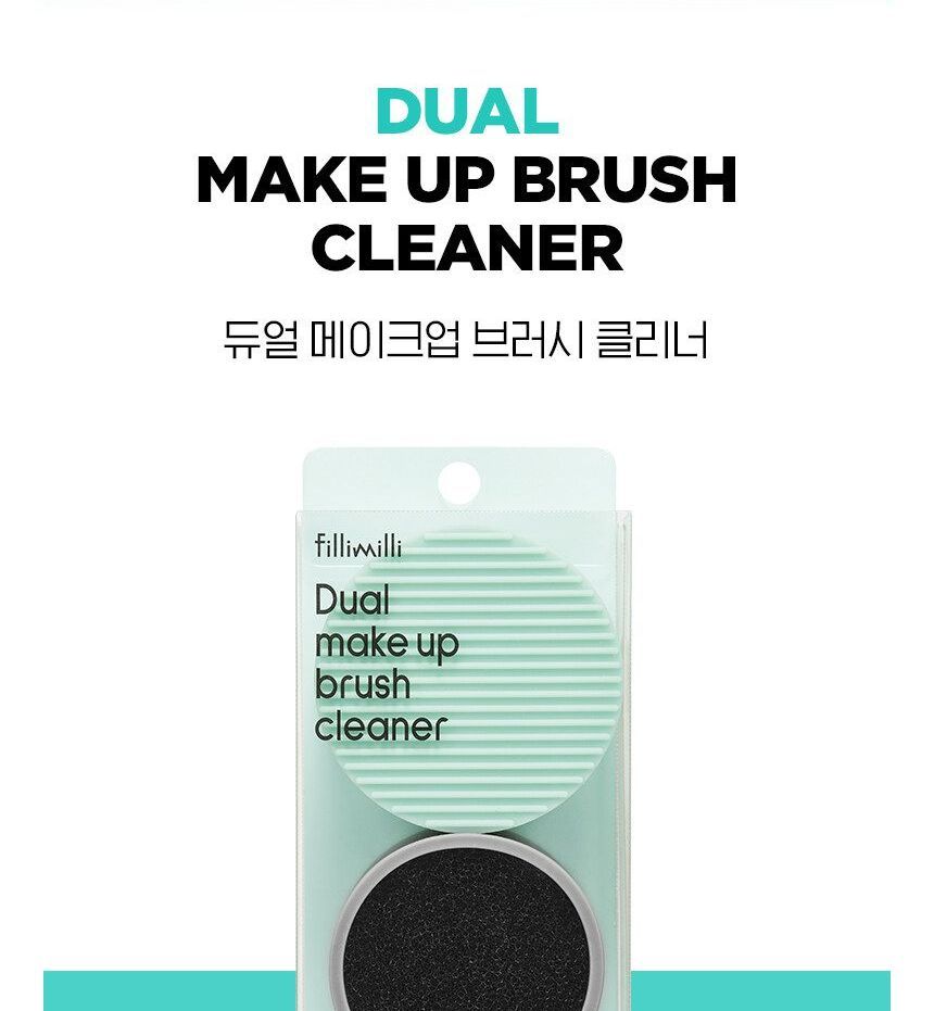 fillimilli - Dual Make Up Brush Cleaner, 1 pc, 80 g, 8801489117713