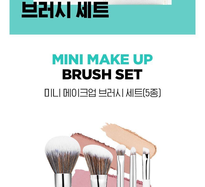 fillimilli - Mini Make Up Brush Set, 5 pcs, 121 g, 8809689210203