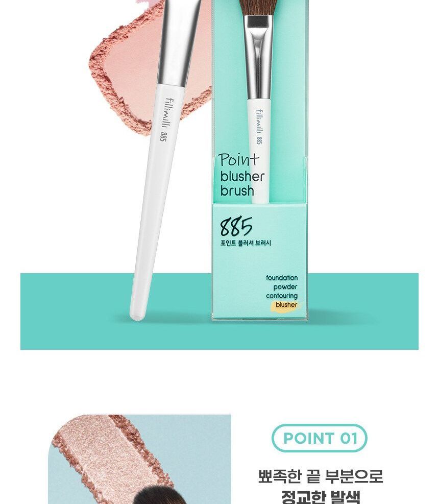 fillimilli - Point Blusher Brush 885, 1 pc, 36 g, 8809865770019